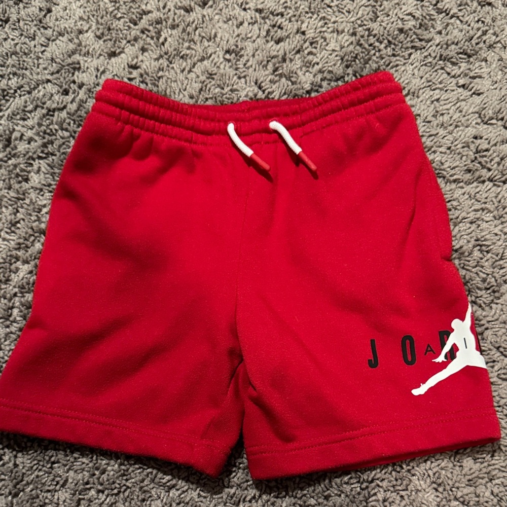 Jordan Kids Bright Red Shorts